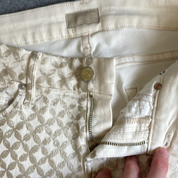 MOTHER • Metallic White Skinny Jeans - Picture 7 of 8